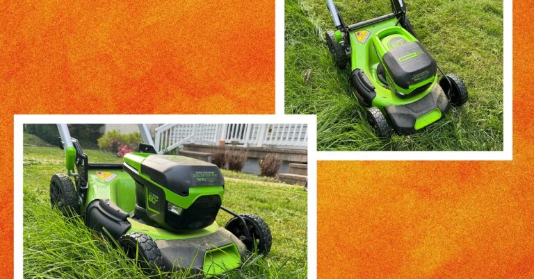 Greenworks 60V 21 inch Self Propelled Lawn Mower Reviewer Collage 082024 SOURCE Martin Cizmar