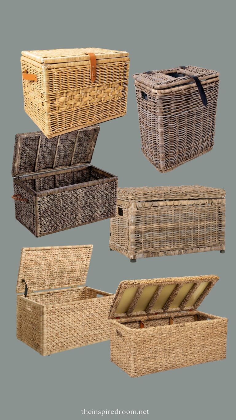 basket storage trunks the inspired room