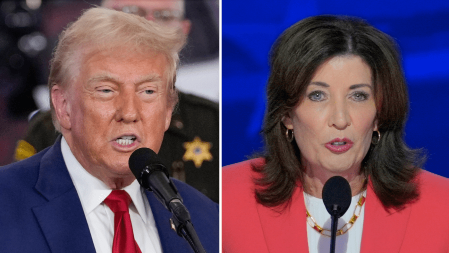 Donald Trump Kathy Hochul 08.21