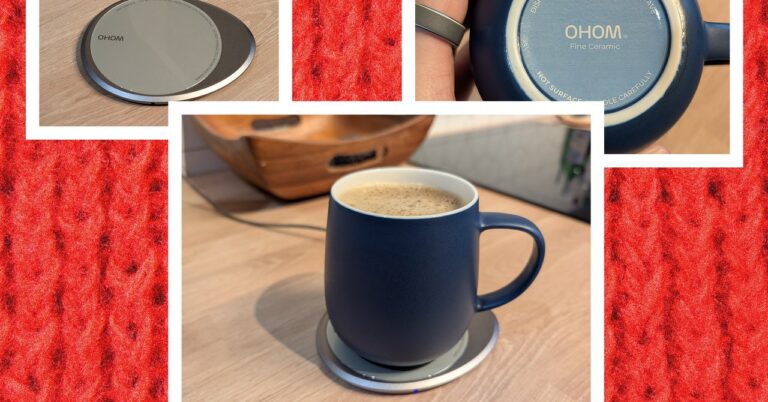 OHOM Ui3 Self Heating Mug Reviewer Collage 112024 SOURCE Simon Hill