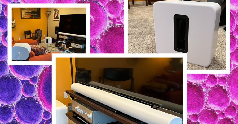 Sonos Arc Ultra Soundbar and Sonos Sub 4 Subwoofer Reviewer Collage 112024 SOURCE Ryan Waniata