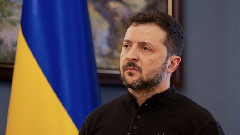 Leading Zelensky 021925 AP Tetiana Dzhafarova